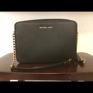 MK - Jet Set Large Saffiano Leather Crossbody